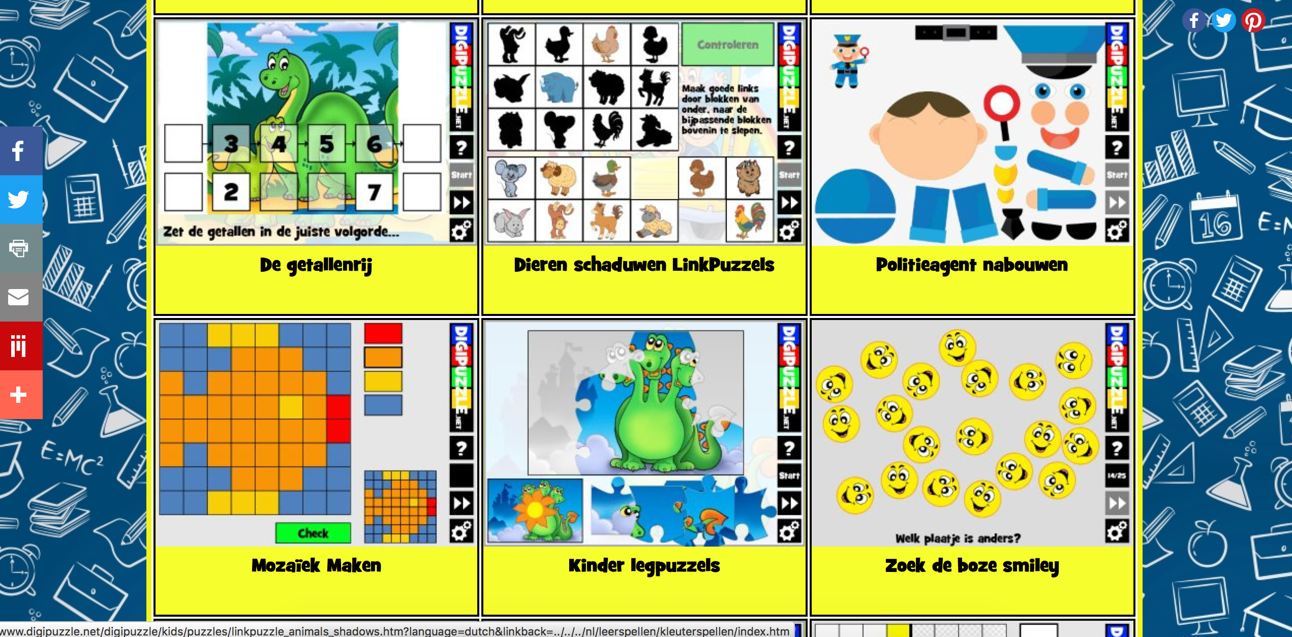 Kleuters digitaal! Digipuzzel - Vol Leerzame Spelletjes - digitaal!